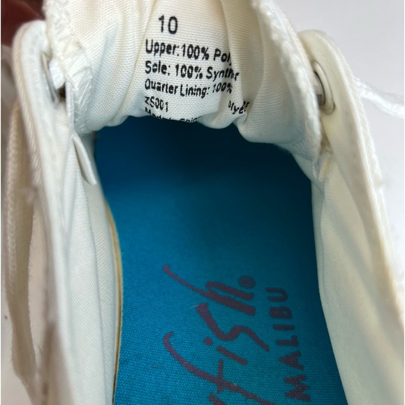 BLOWFISH Malibu Maxine FE Slip On Sneakers White Color Washed Recycled Canvas 10 - Picture 16 of 16